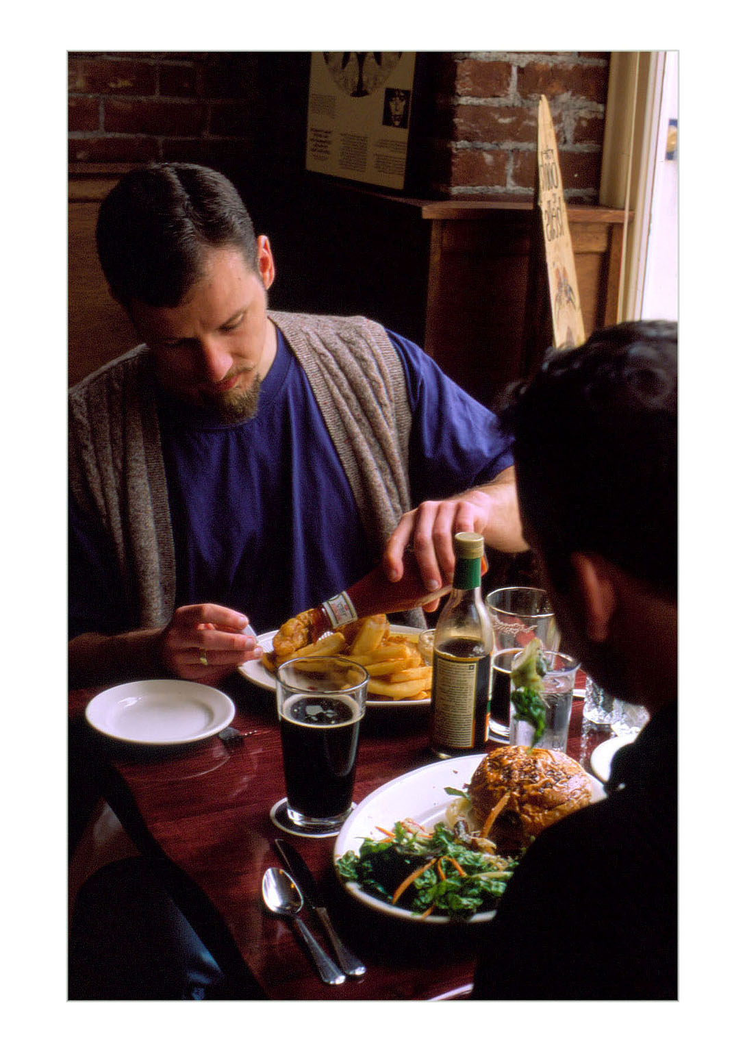 Lunch at Kells Restaurant, Model Clancy.  High Cascade Studios