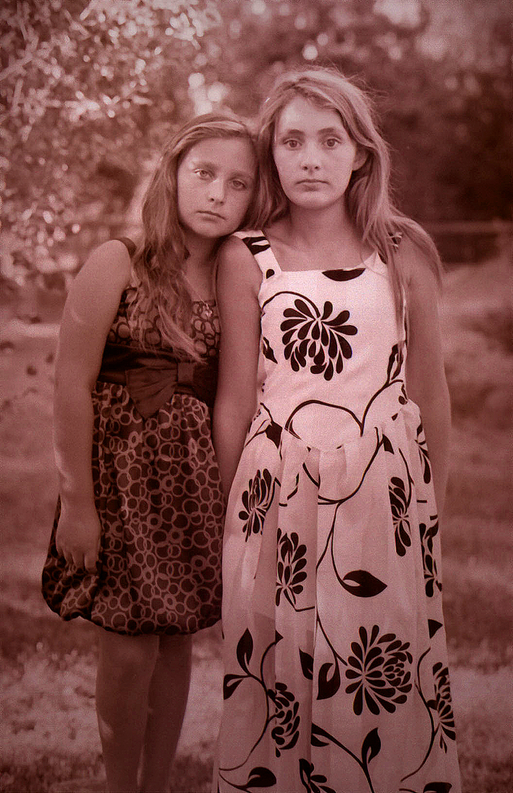 Heirloom Alternative Process Photography, Rutherford Girls.  High Cascade Studios